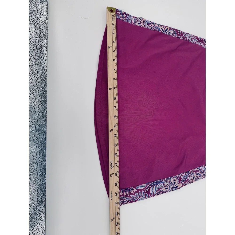 Tommy Bahama Golf Tennis Skort Womens Small Magenta Purple Paisley Side Panel S